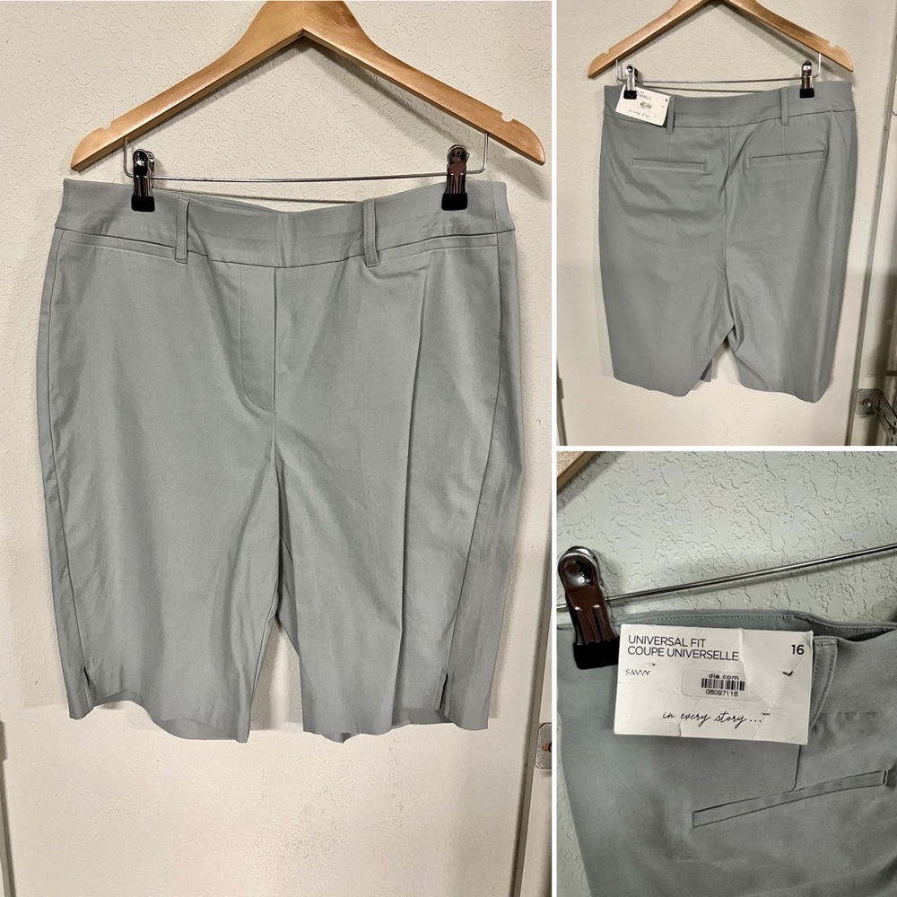 NWT Green/Gray Chino Shorts